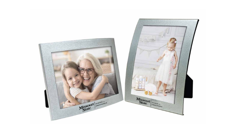 Silver Missouri State School of Anesthesia picture frame 